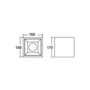 Brumberg Leuchten - Decken-/Wandleuchte LED-Anbaudownlight 43643173DA 3000K
