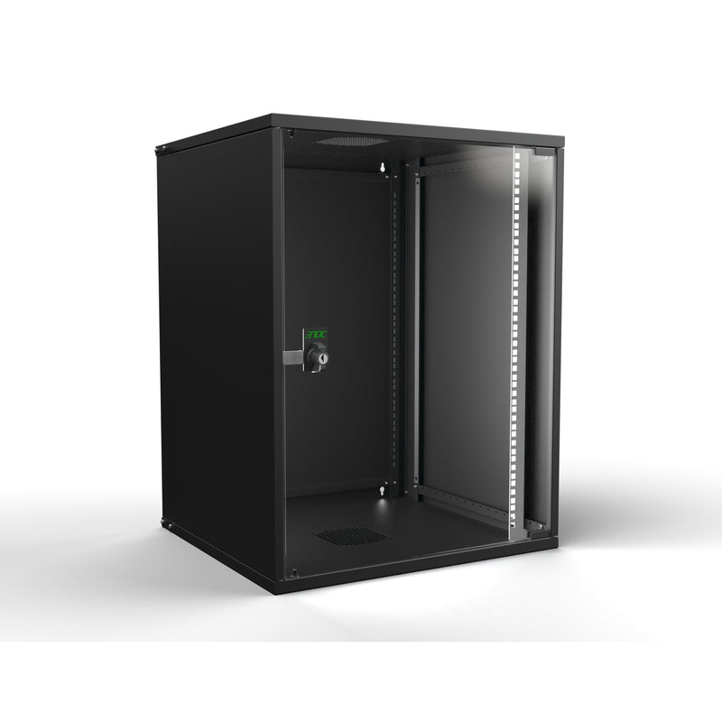 Enoc - Netzwerkgehäuse Wandschrank SNP 15HE sw W3 15-5-S-SNP 19"550x500x715mm