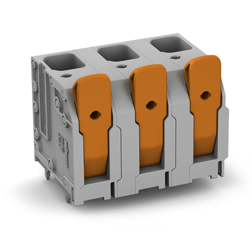 WAGO - Leiterplattenklemme Hebel 2616-3353 16mm²,grau − 30 Stück