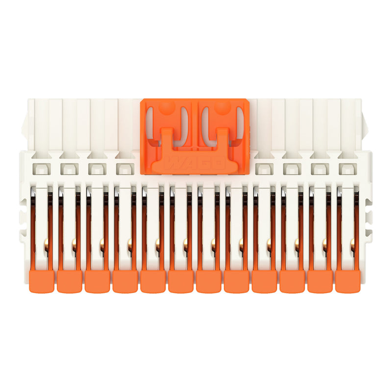 WAGO - Kabelsteckverbinder für Leiterplattensteckverbinder 1-Leiter-Federleiste,Hebel 27341112329000336000 PushinCAGECLAMP,lgr − 25 Stück