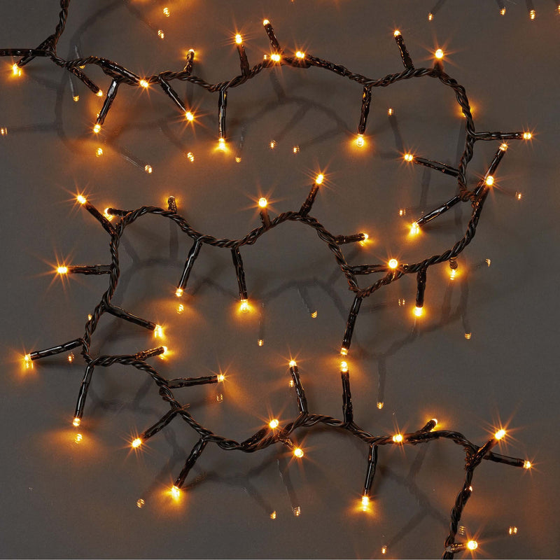 Hellum - Festbeleuchtung LED-AppClusterlichterkette 578218 bernstein