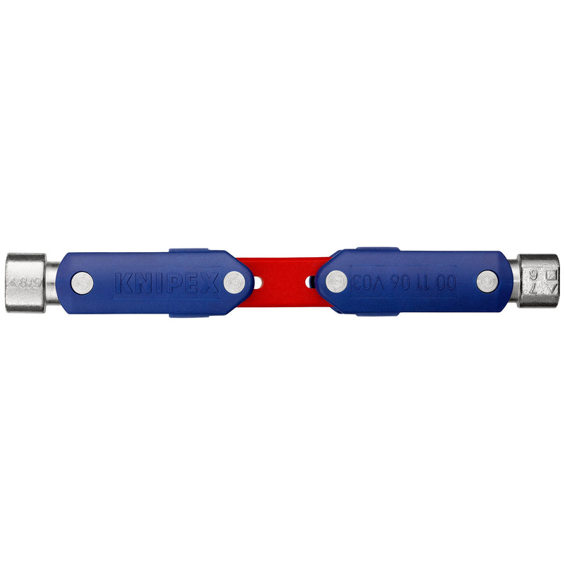 Knipex - Schlüssel für Gehäuse/Schränke Schaltschrankschlüssel 00 11 06 V03 DoublejointKey 62x34