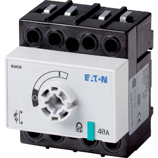 Eaton - Lasttrennschalter 3polig+N DCM-40/1-SK+FM 40A Rückanschluss