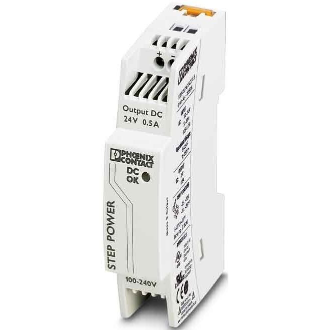 Phoenix Contact - Gleichstromversorgung Stromversorgung STEP-PS/1AC/24DC/0.5 24VDC/0,5A 1ph. − 1 Stück