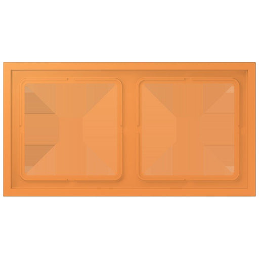 Jung - Abdeckrahmen Rahmen 2-fach LCZ 982 BF 225 orange clair