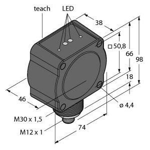 Turck - Induktiver Näherungsschalter Radarsensor QT50R-EU-RHQ