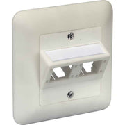 Reichle&De-Massari - Kommunikationsanschlussdose Kupfer DIN Anschlussdose 306004 80x80, 2Port beige − 10 Stück