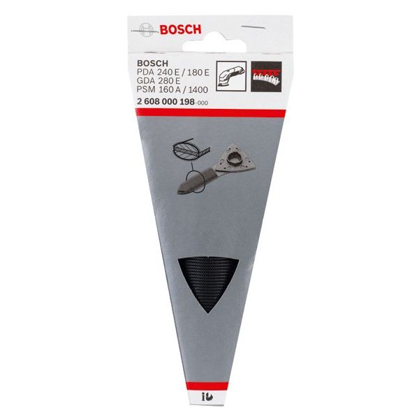 Bosch - Systemzubehör für Schleifen/Polieren (Akku/elektrisch/Druckluft) Schleifzunge, oval 2608000198