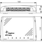 Telegärtner - Patchpanel Kupfer Mini-Verteiler ungeschirmt 100006990 MPD6-H K Cat.6