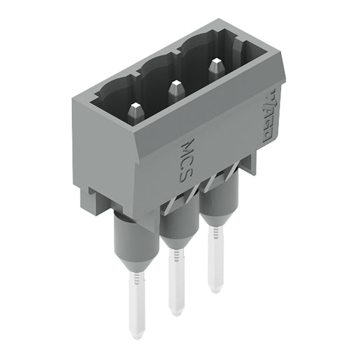 WAGO - Ein- und mehrpolige Klemmenleiste Stiftleiste f.Reihenklemm. 231-163/003-000 1,2x1,2mm,gerade,gr − 200 Stück