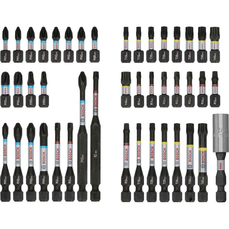 Bosch - Bit-Set PRO Impact Schrauberbit 2608521U79VE(44) Set, 44-tlg. − 3 Packung