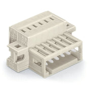 WAGO - Kabelsteckverbinder für Leiterplattensteckverbinder 1-Leiter-Stiftleiste 734-324/019-000 1,5mm²,lichtgrau − 10 Stück