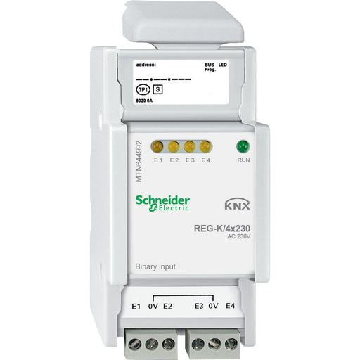 Schneider Electric - Bussystem-Binäreingang Binäreingang MTN644992 REG-K/4x230 − 1 Stück
