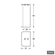 LTS Licht&Leuchten - Mechanisches Zubehör/Ersatzteile für Leuchten Wandhalter LKDI-Z 060.114 si