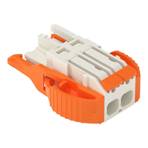 WAGO - Kabelsteckverbinder für Leiterplattensteckverbinder Federleiste 1-Leiter Hebel 2721-1102/037-000 Push-in Cage Clamp − 100 Stück