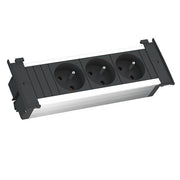 Bachmann - Mehrfachsteckdose KAPSA Steckdosenleiste 927.003 3xUTE sw Strom 2,0m