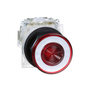 Schneider Electric - NOT-AUS-Taster, Komplettgerät Drucktaster 9001SKR9RH13 rot, D=30mm