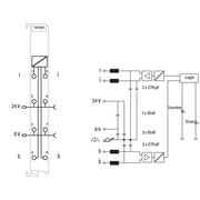 WAGO - Feldbus, Dez. Peripherie - Funktions-/Technologie-Modul Digit. Impulsschnittstelle 753-635 lichtgrau