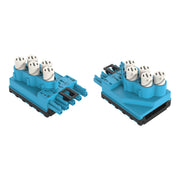 WAGO - Flachleitungsadapter für steckbare Gebäudeinstallation Abgriffmodul 772-272 5x2,5mm²,bl − 10 Stück