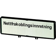Eaton - Zubehör/Ersatzteile für Niederspannungs-Schalttechnik Träger mit Schild ZFSNT70-T0 T0 T3 P1 48x17mm