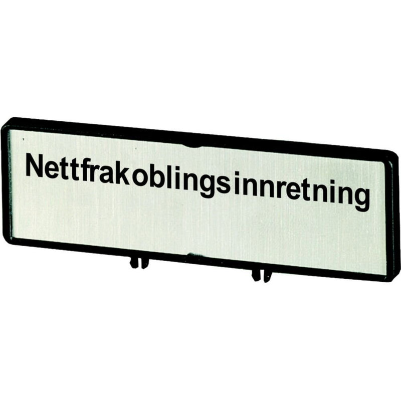 Eaton - Zubehör/Ersatzteile für Niederspannungs-Schalttechnik Träger mit Schild ZFSNT70-T0 T0 T3 P1 48x17mm