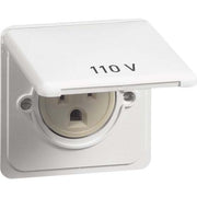 Peha - Schalter-/Steckdosenkombination US NEMA-Steckdose D806670/15 US K WU W 15A 125V, weiß