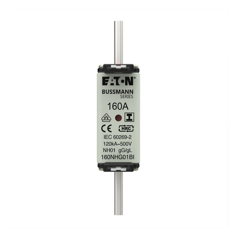 Eaton - Messersicherung Sicherungseinsatz Nieders. 160NHG01BI 160A AC 500V 120kA − 3 Stück