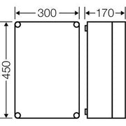 Hensel - Leergehäuse Mi 0301 275x425x146mm