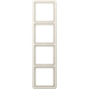 Jung - Abdeckrahmen Rahmen 4-fach ws CD 584 WU W waage/senkrecht