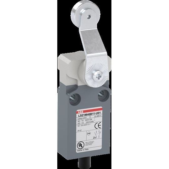 ABB Stotz S&J - Einzelpositionsschalter Kompakt-Pos.schalter LS21M46B11-U01 Metall-Gehäuse IP67