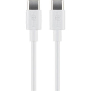 Goobay - Zubehör/Ersatzteile für Batterie/Akku/Ladegerät Sync/Ladekabel 66317 1m,USB-C,ws