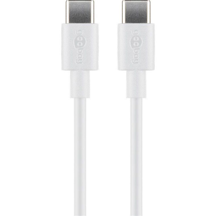 Goobay - Zubehör/Ersatzteile für Batterie/Akku/Ladegerät Sync/Ladekabel 66317 1m,USB-C,ws