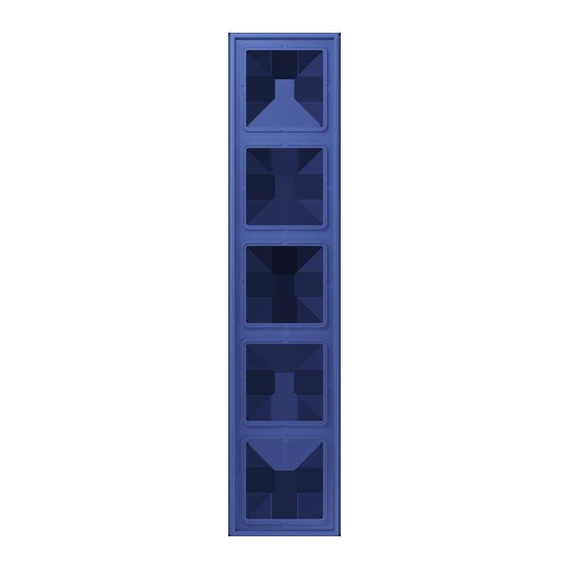 Jung - Abdeckrahmen Rahmen 5-fach LC 985 206 bleu outremer 31