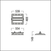 Zumtobel Group - Hallen-Reflektorleuchte LED-Hallenleuchte CR2 M17k #42936402 840