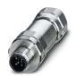 Phoenix Contact - Rundsteckverbinder, feldkonfektionierbar (Industriesteckverbinder) Steckverbinder SACC-M12MSB #1440148 5-polig St/ger M12