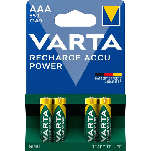 Varta Cons.Varta - Akku RECHARGE ACCU Power 56743 Bli.4 1,2V/550mAh/NiMH − 10 Packung