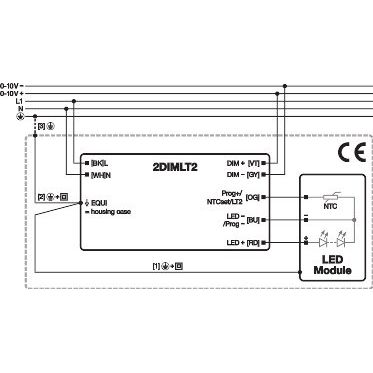 OSRAM BETRIEBSGERÄTE - LED-Betriebsgerät LED-Betriebsgerät OT50/.../1A22DIMLT2P  − 1 Stück