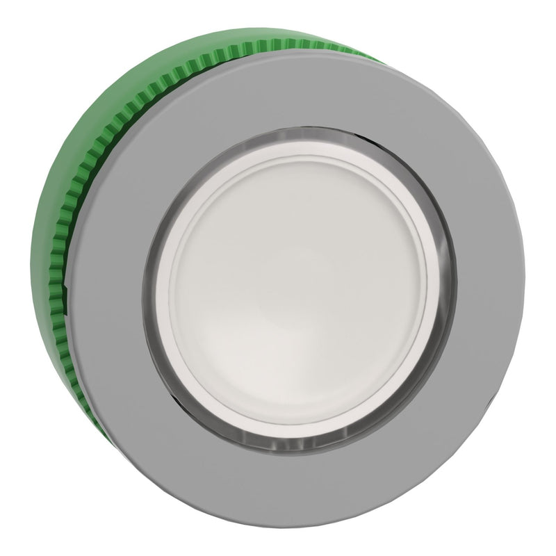 Schneider Electric - Frontelement für Drucktaster Leuchtdrucktaster ZB5FH013C0 weiss, 30mm, in grau