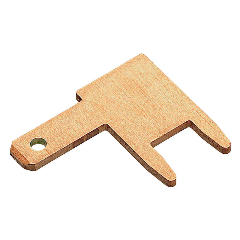 Cimco Werkzeuge - Rund-/Flachsteckverbindung Flachstecker 181254 z. Löten − 100 Stück