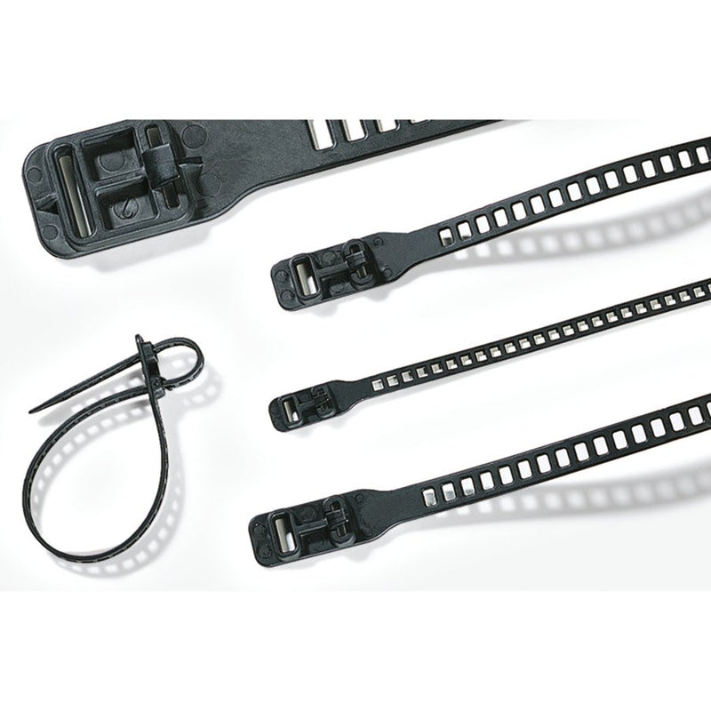 HellermannTyton - Kabelbinder SRT1807-TPU-BK 7,0x180 schwarz − 50 Stück