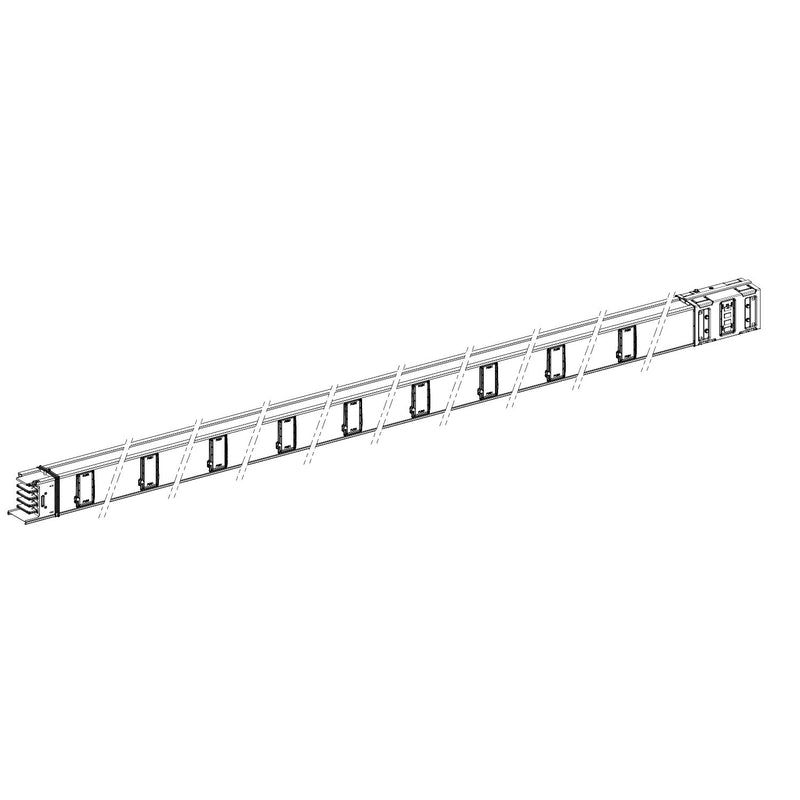 Schneider Electric - Schienenverteilereinheit Verteilerstreckenstück KSA800ED45018 gerade, 5m, 800A