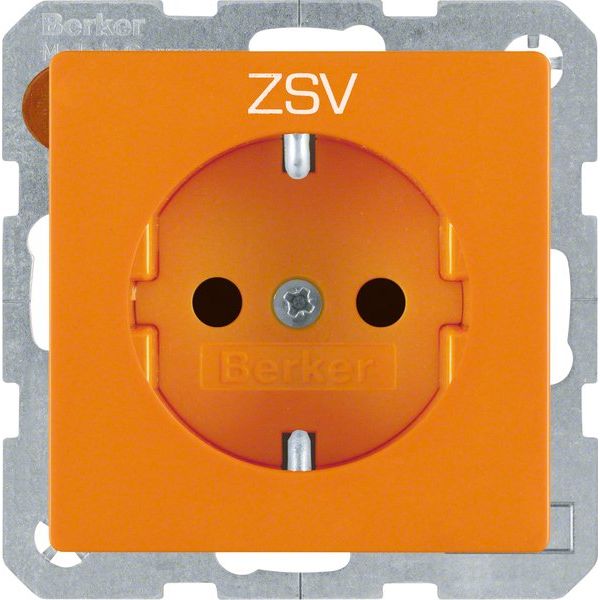 Berker - Steckdose SCHUKO-Steckdose 47236007 orange samt