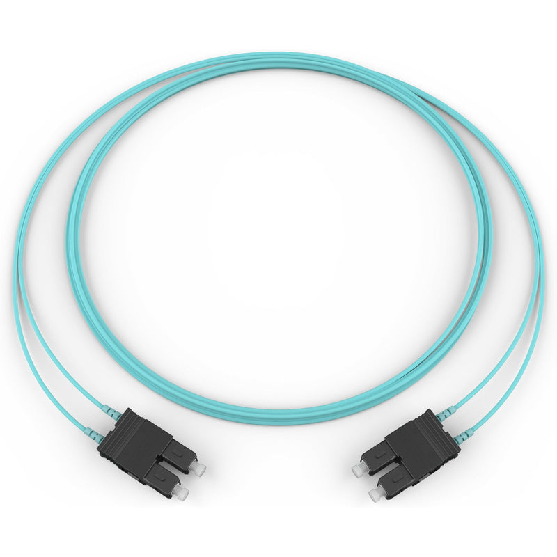 Corning - Patchkabel LWL Rangierkab. 1m SCD-SCD F575702T2Z18001M aqua, Duplex, OM3