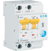 Eaton - Kombination FI-Schalter/Leitungsschutzschalter mit Zusatzeinrichtung Brandschutzschalter AFDD-25/2/B/003-A B, 25 A, Typ A