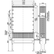 ABN - Leergehäuse Kabelverteilerschrank SL132VT ESPRO-VT