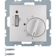 Berker - Raumthermostat Raumtemperaturregler 24 V 20311404 mit Öffner, Zentrals