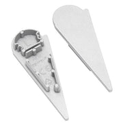 Brumberg Leuchten - Mechanisches Zubehör/Ersatzteile für Leuchten Endstück für Profil 53080260 silber