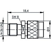 Telegärtner - Koax-Kupplung Adapter 100024811 50Ohm − 5 Stück