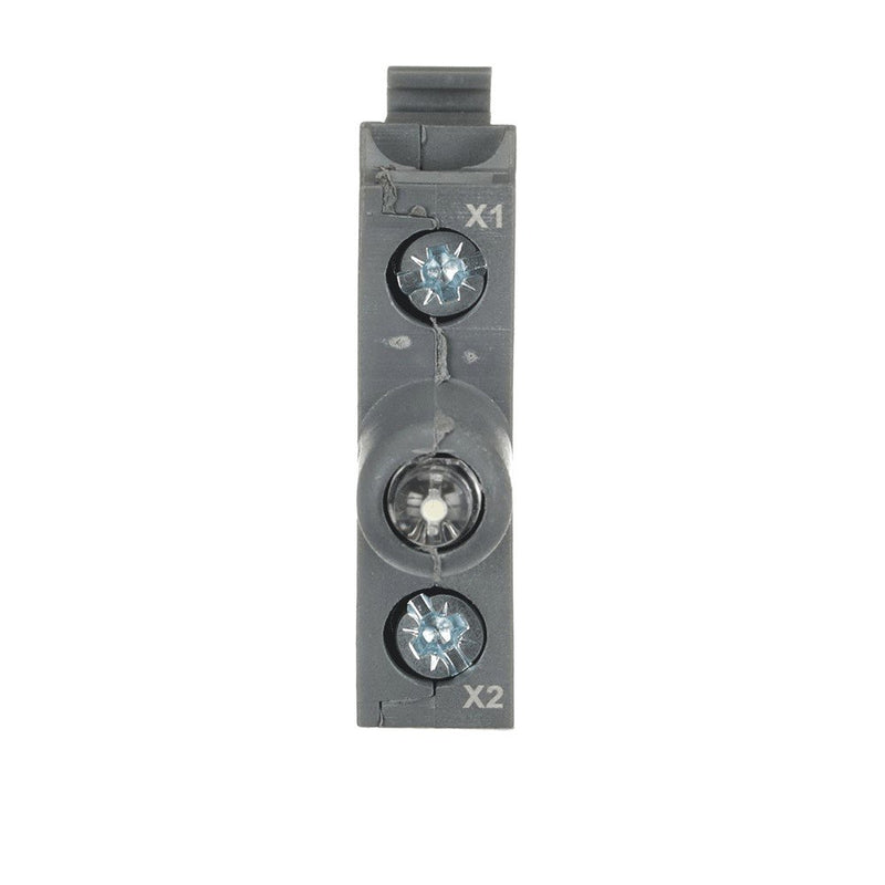 ABB Stotz S&J - Lampenfassungsblock für Befehls- und Meldegeräte Leuchtelement MLBL-01BW gr.LE weiss, 24VACDC