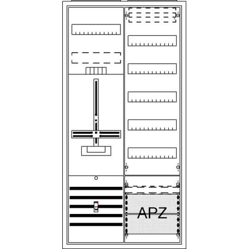 Striebel&John - Zähler-Komplettschrank Komplettschrank DA27CB AP3Pkt.A271Z1V5A2